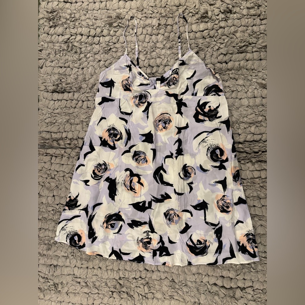Kate Spade Floral Adjustable Spaghetti Strap Chemise